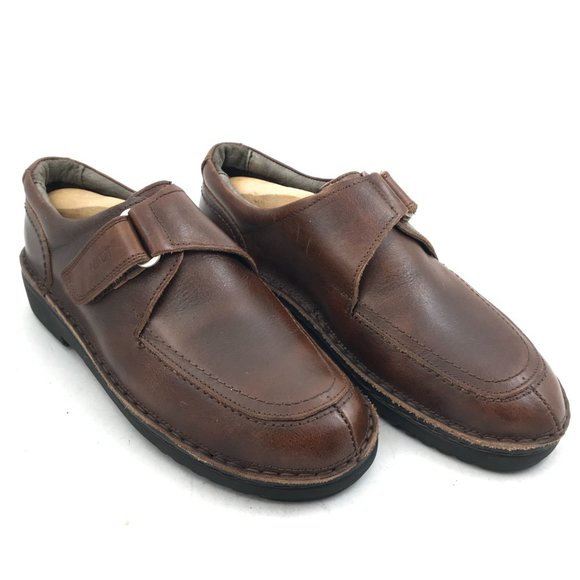 Naot Brown Leather Comfort Shoes Hook & Loop Strap Women’s Size 6 US / 37 EU - Picture 3 of 8